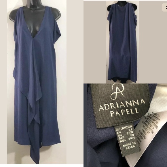 Adrianna Papell Dresses & Skirts - Adrianna Papell Plus Sz 20w cold shoulder dress
